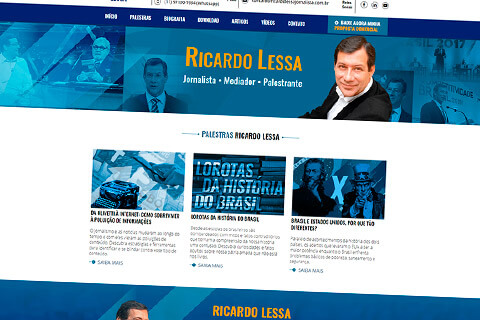 Site Ricardo Lessa Jornalista